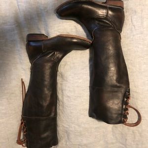 Freebird CYN brown/black lace up boot